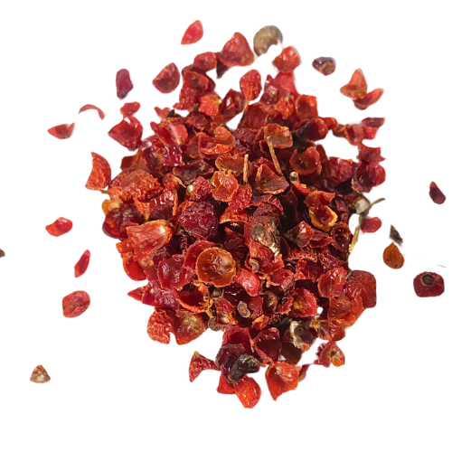 פקעות ורדים אורגני יבוא מקולף Rosa canina